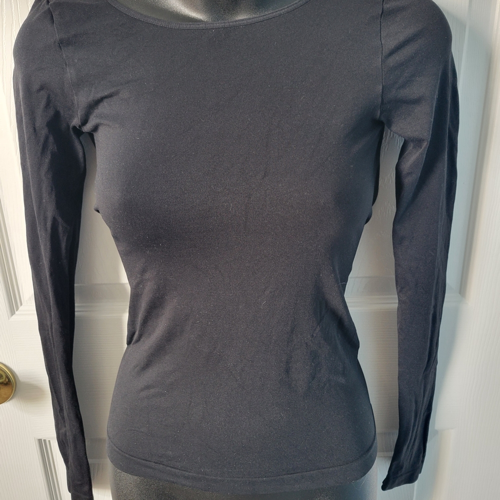 FP Movement by Free People Black Long Sleeve Tee